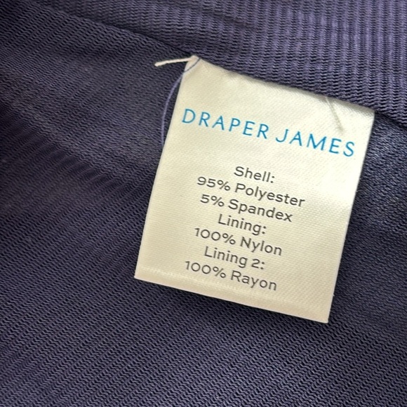 Draper James Blue and Red Puff Sleeve Asymmetrical Sundress - Picture 14 of 14